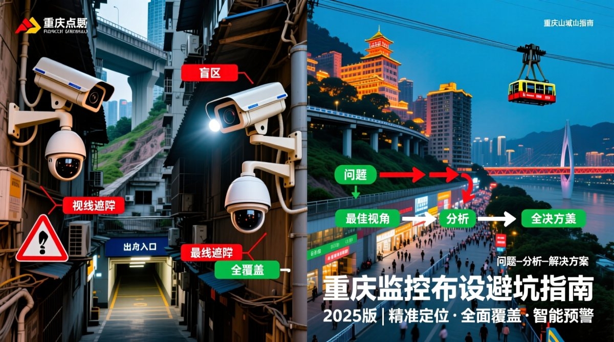 高清无死角:重庆监控摄像头安装点位规划与避坑指南