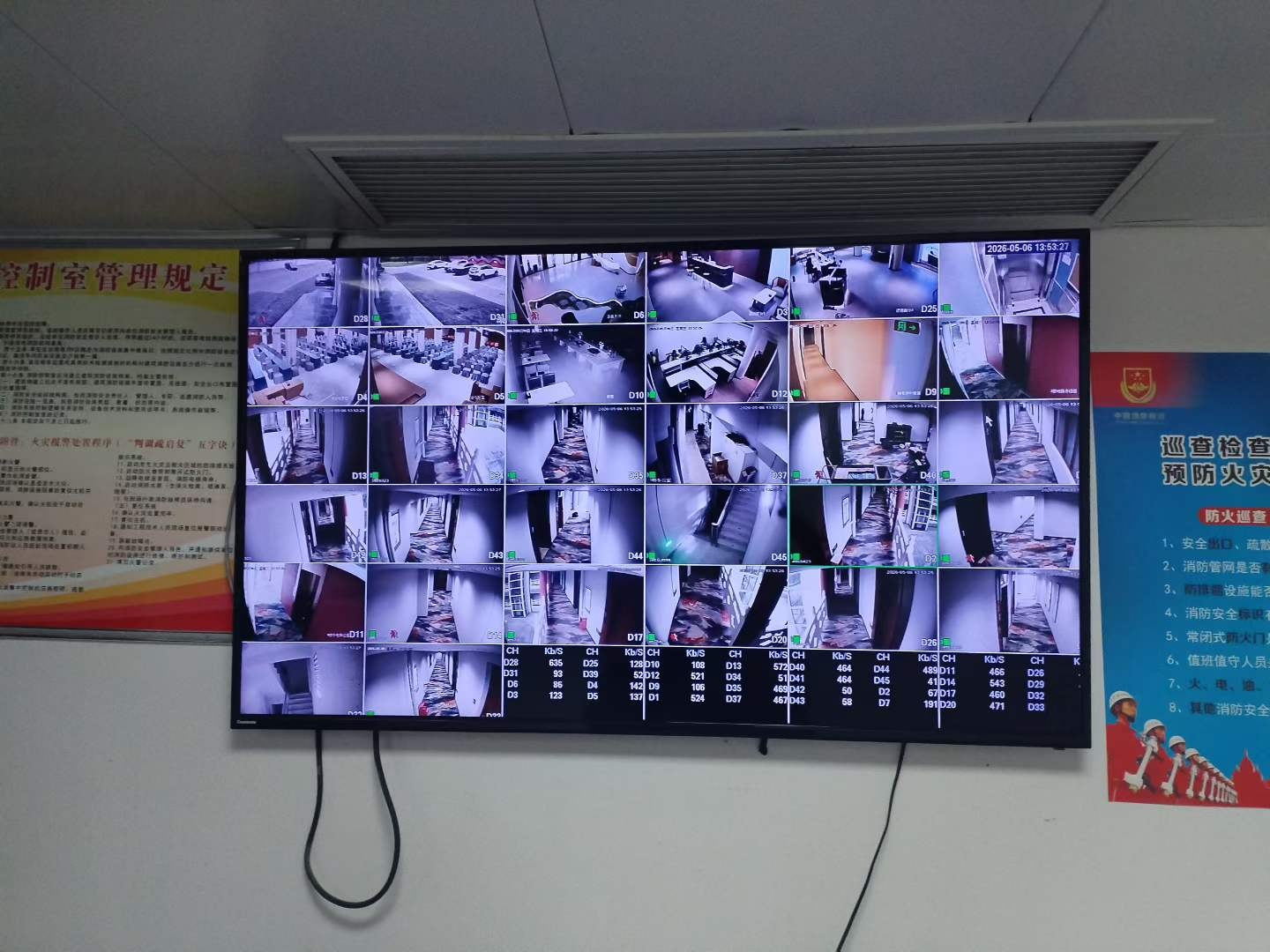 重庆两江新区某酒店大华监控安装纪实：为宾